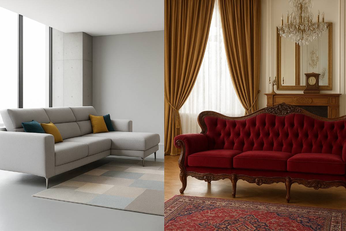 تفاوت مبل مدرن و کلاسیک در چیست؟