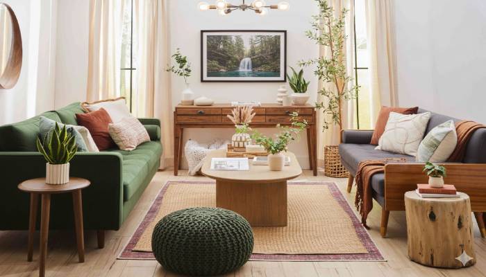 چیدمان مبل روبروی هم