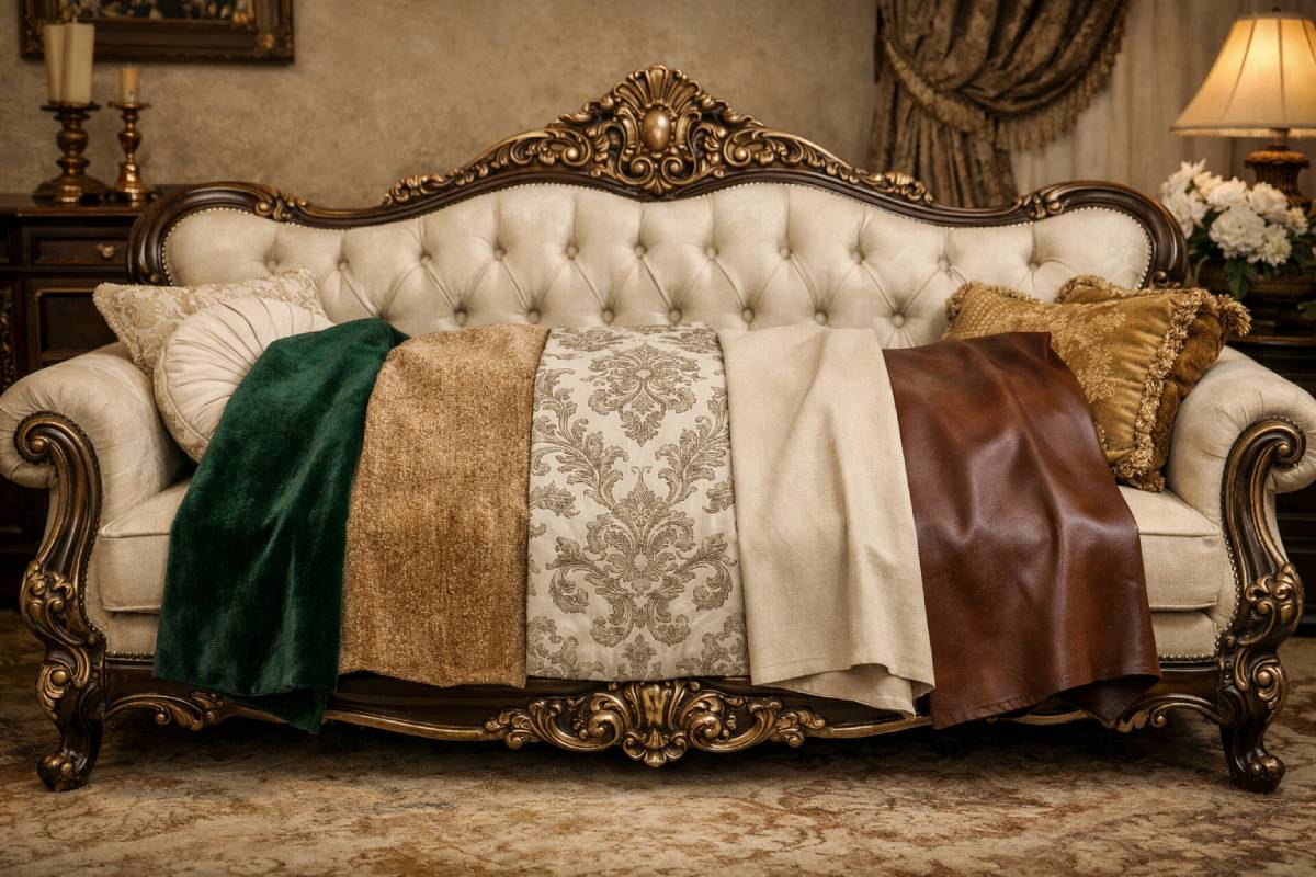 بهترین پارچه برای مبل کلاسیک چیست؟