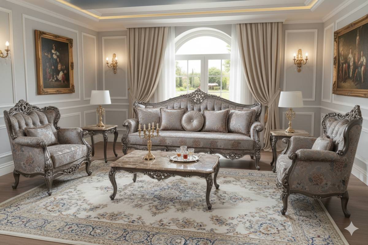 جدیدترین مبل کلاسیک ترکیه ۲۰۲۵