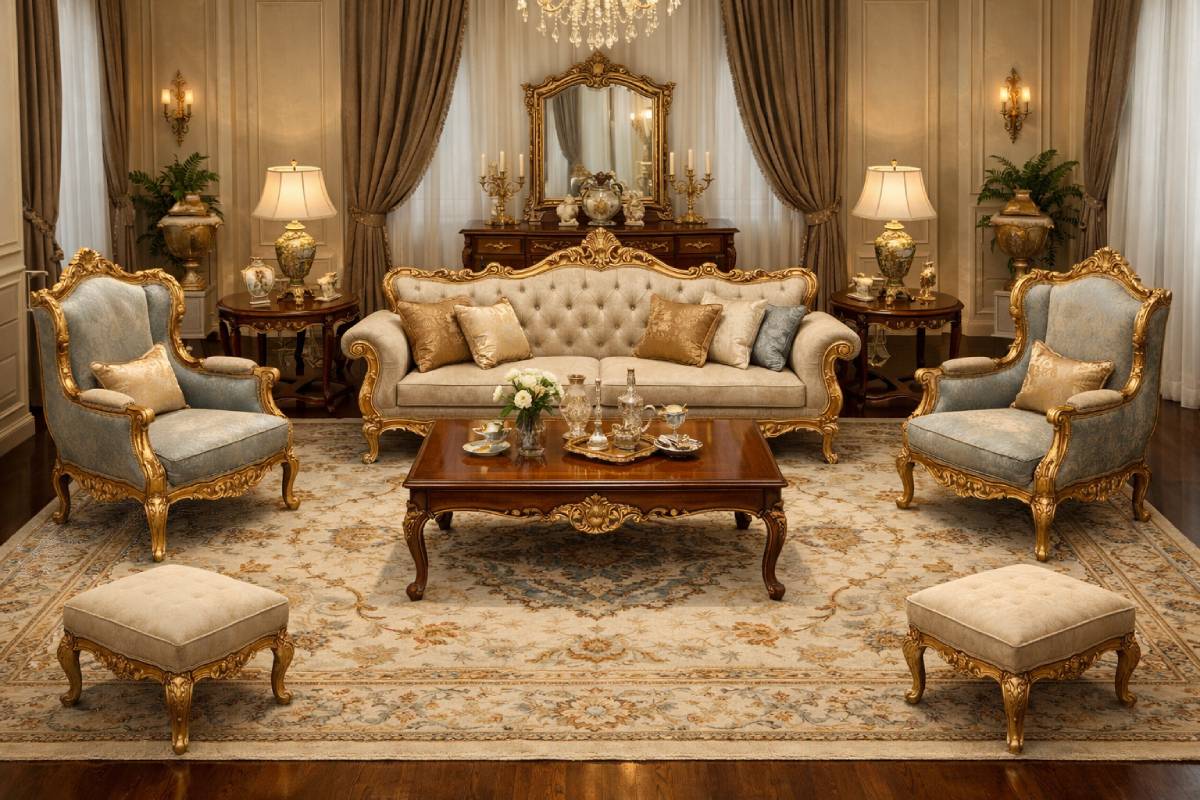 اصول چیدمان مبل استیل و سلطنتی