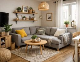 16 ایده چیدمان مبل راحتی در فضای کوچک