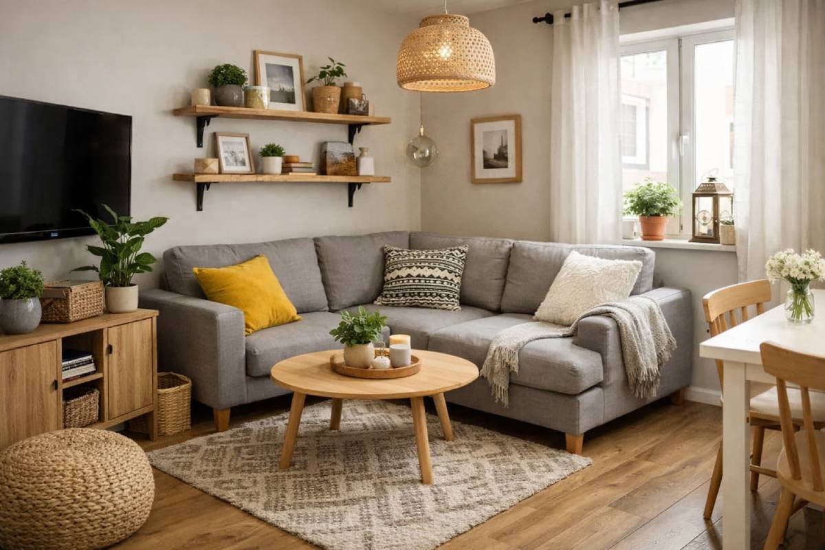 16 ایده چیدمان مبل راحتی در فضای کوچک