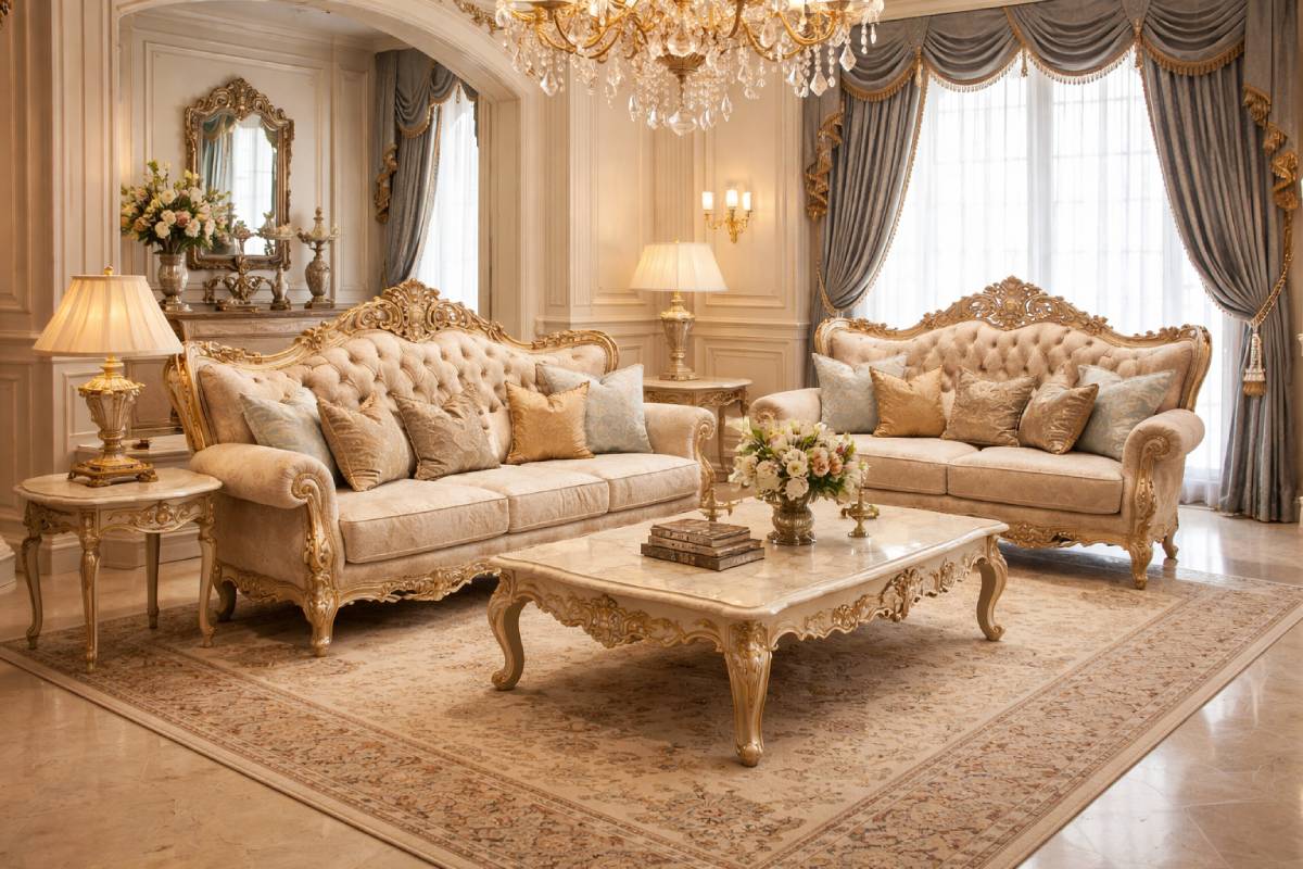 نحوه چیدمان مبل کلاسیک در منزل