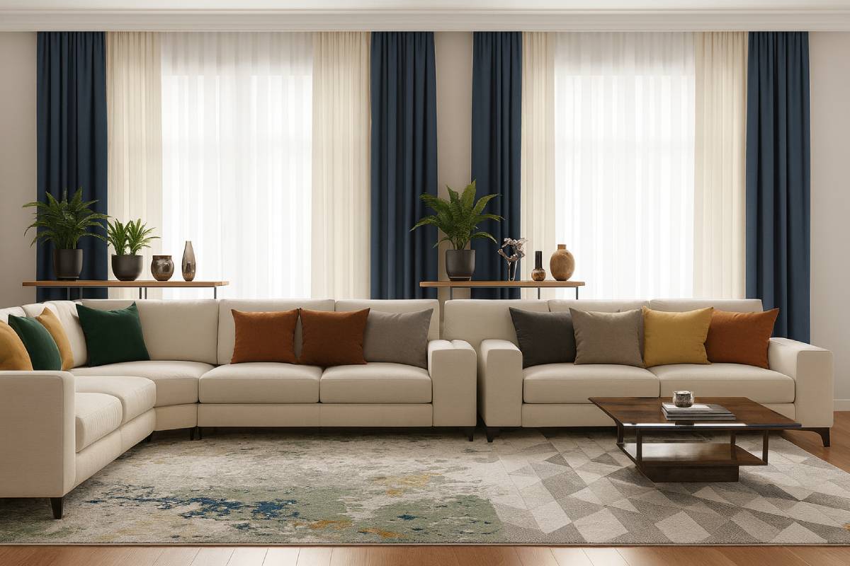 مبل کرم با چه رنگی ست میشه؟